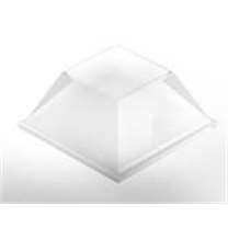 Clear Urethane Bumpers Adhesive Back .400 inch diameter (10.2mm) Tapered Square shape 500/bag